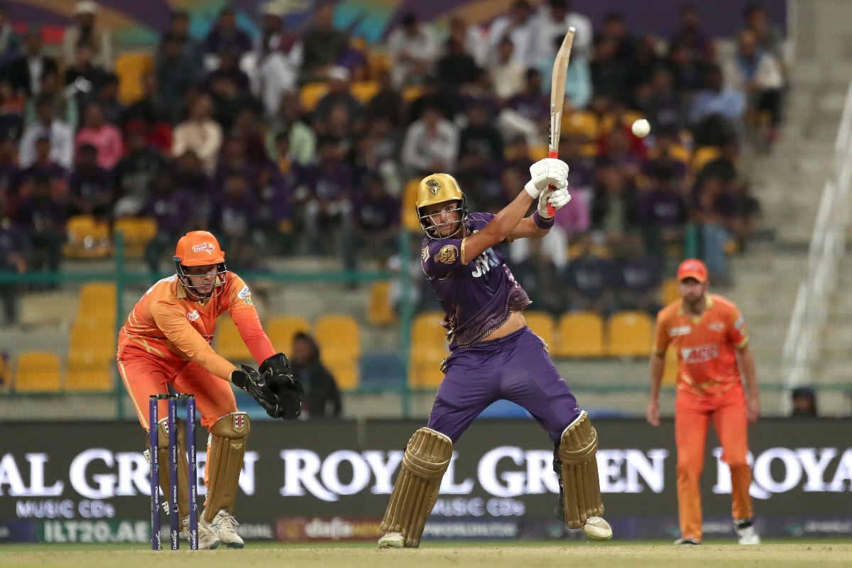 Michael Pepper scored 59 off 40 balls to lead Abu Dhabi Knight Riders to victory over defending champions Gulf Giants. (Supplied)