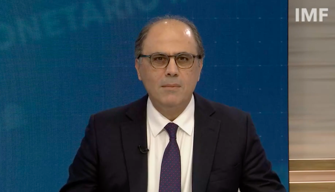 The director of the IMF’s Middle East and Central Asia department, Jihad Azour. Screenshot