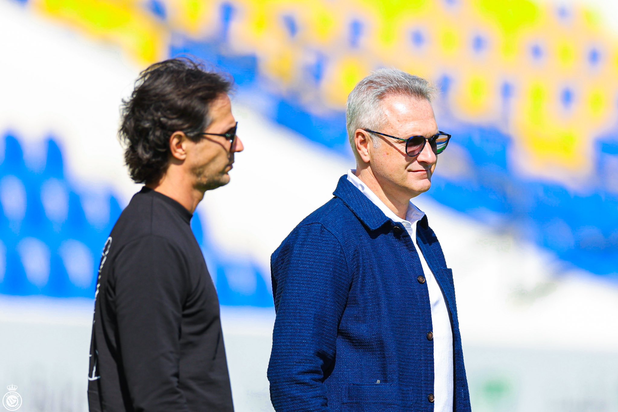 The ex-Roma chief Guido Fienga joined Al-Nassr in September (X/@AlNassrFC_EN)