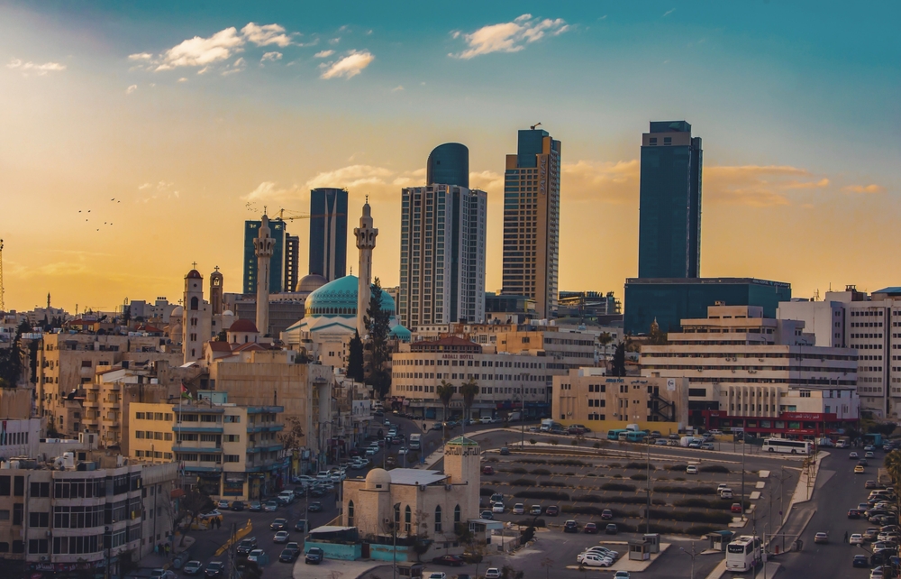 A view of the Amman cityscape in Jordan. Shutterstock
