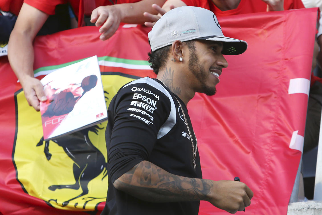 The move would surprise many F1 observers because the 39-year-old British driver signed a new two-year deal last summer until 2025. (AP Photo)