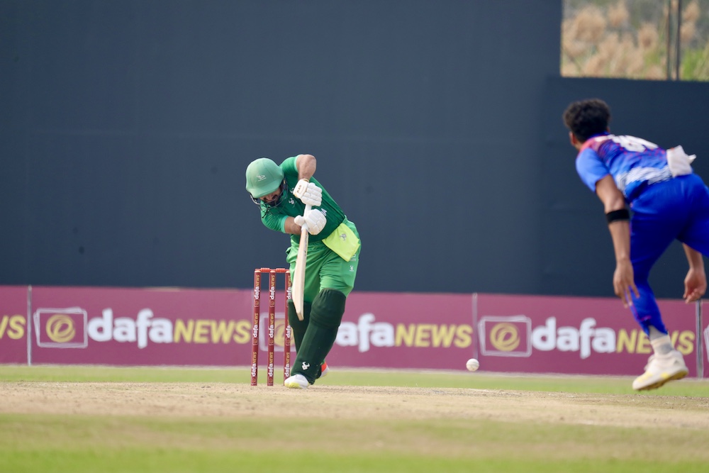 Cambodia won the toss and elected to field but were no match for the powerful Saudi batting line-up. (SACF)
