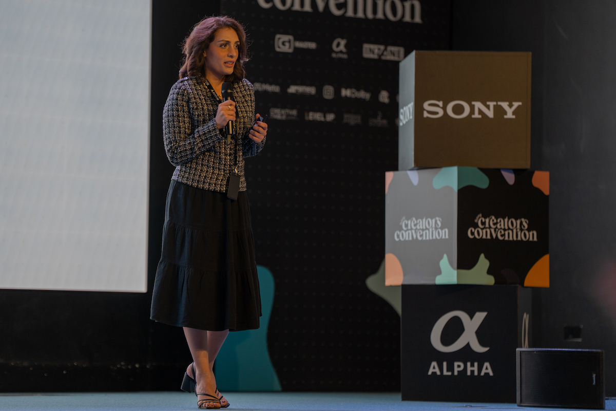 Sony KSA Demand Creation Manager Hanan Omran. (AN photo by Huda Bashatah)