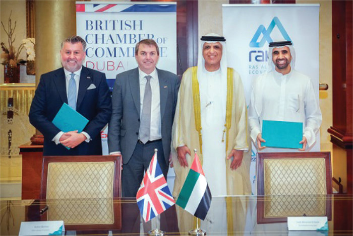 Sheikh Saud bin Saqr Al-Qasimi witnessed the MoU signing ceremony.