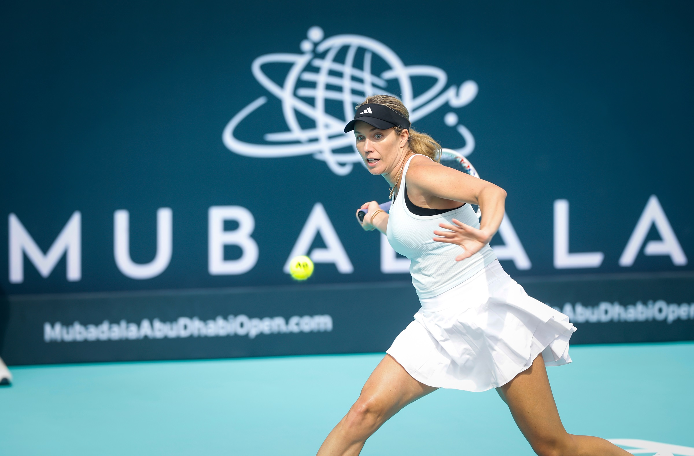 Danielle Collins will face Naomi Osaka at the Mubadala Abu Dhabi Open. (SUPPLIED)