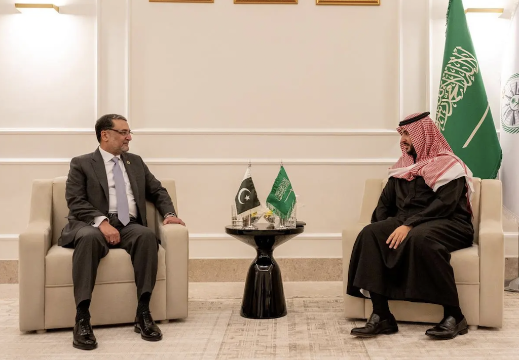 The ministers reviewed relations between Saudi Arabia and Pakistan. (SPA)