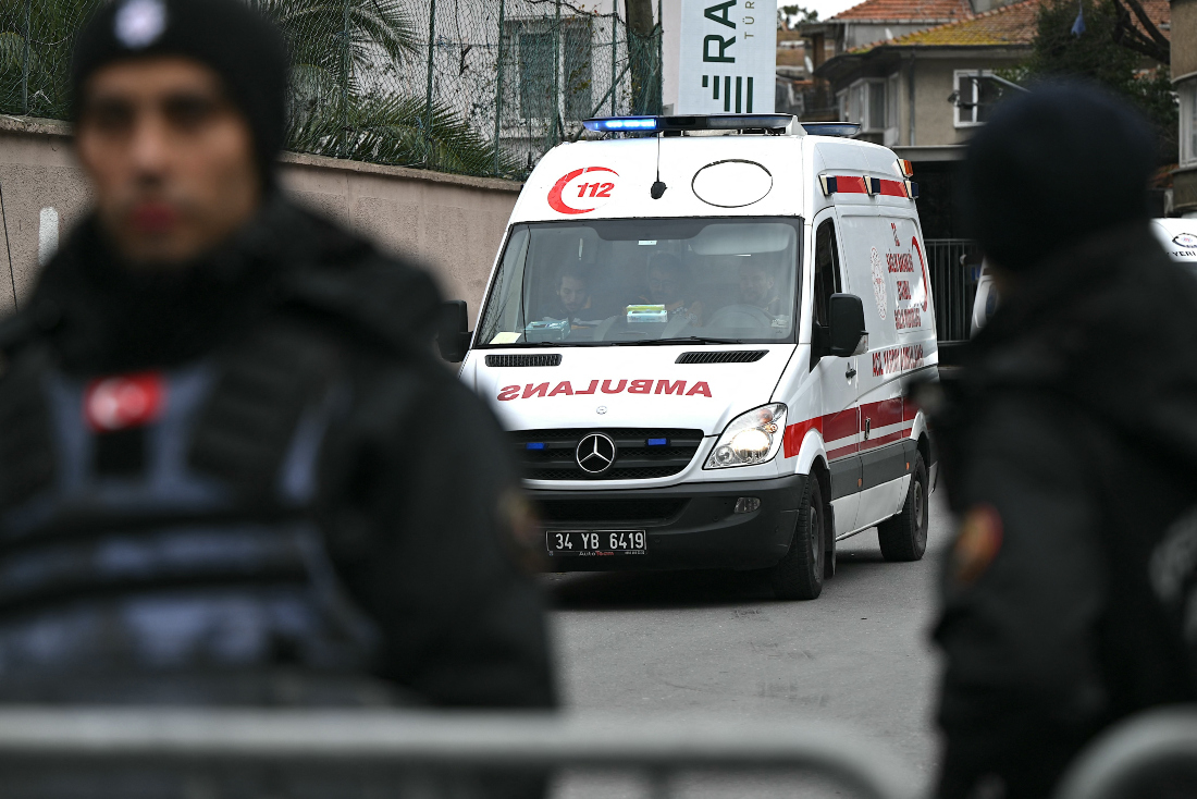 Two assailants earlier launched an armed attack on Italian church in Istanbul during a religious ceremony in January, leaving one person dead. (File/AFP)