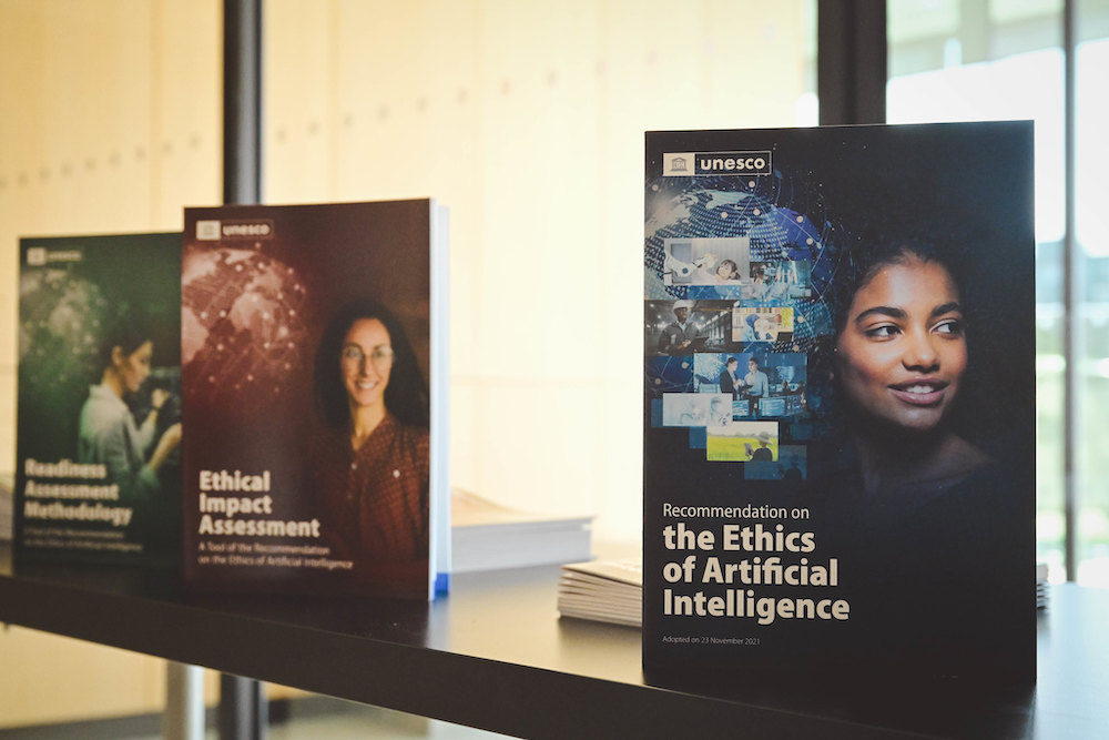 The agreement marks the first time that businesses have engaged with the UN about AI. (UNESCO)