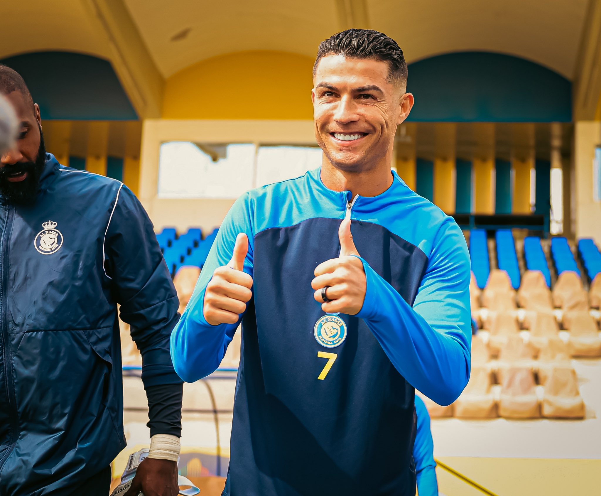 Cristiano Ronaldo is set to return for Al-Nassr against Al-Hilal on Thursday night. (X/@AlNassrFC_EN)