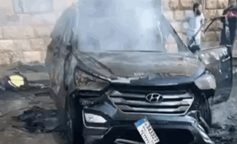An Israeli air strike on a car in south Lebanon seriously wounded a military official of Iran-backed militant group Hezbollah on Thursday, a Lebanese security source told AFP. (X/@NewsWaradana)