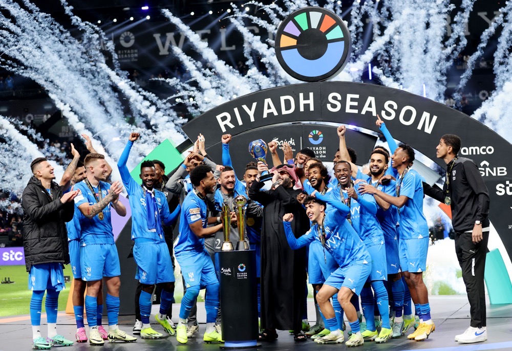Al-Hilal win the Riyadh Season Cup. (Reuters)
