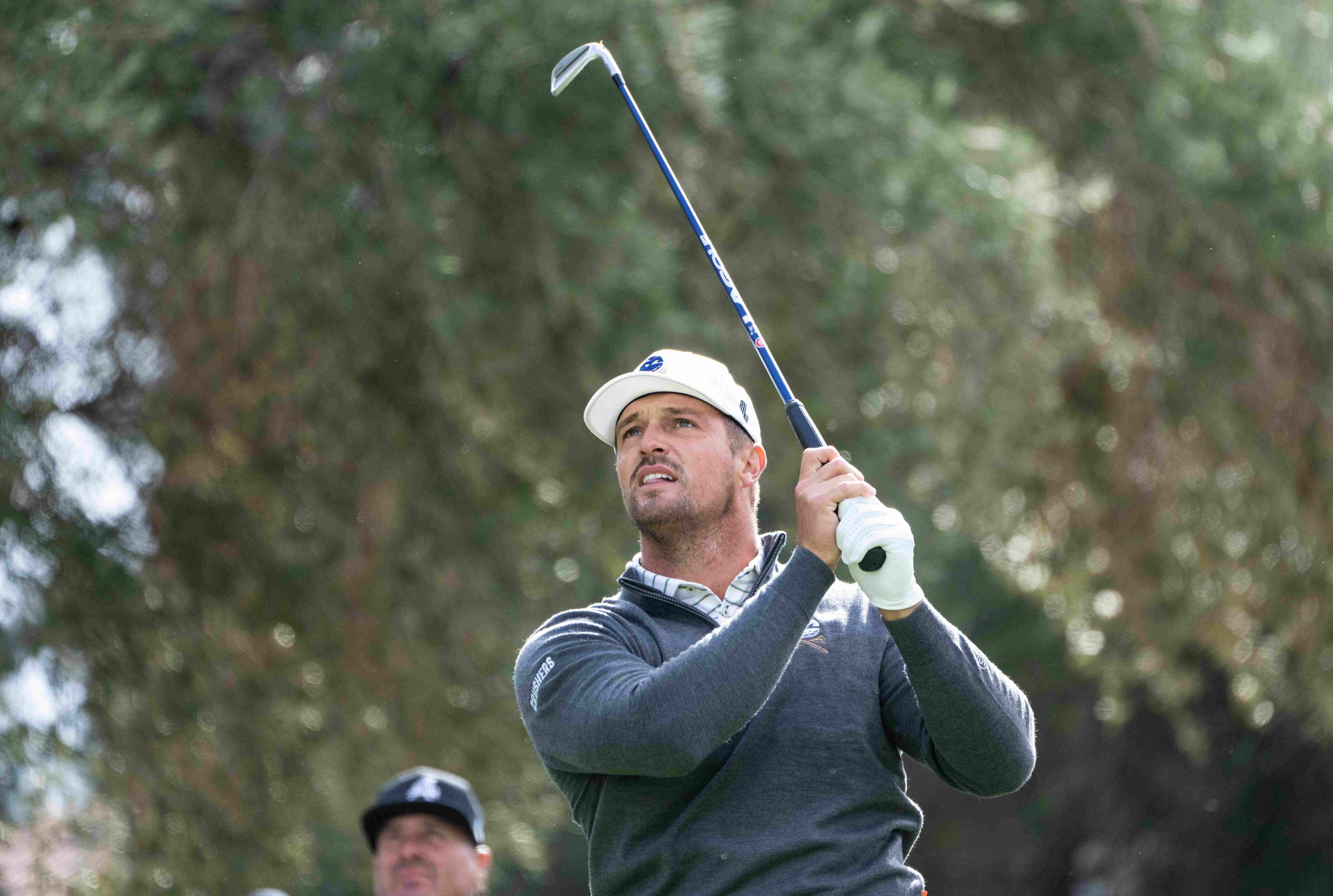 Crushers GC captain Bryson DeChambeau shot an 8-under 62 in Friday’s second round at Las Vegas Country Club. (Supplied)