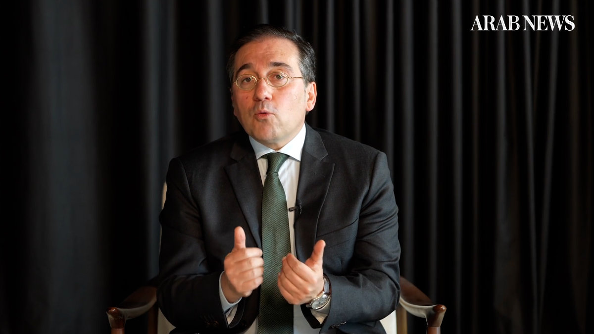 Spanish Foreign Minister Jose Manuel Albares on Frankly Speaking. (AN photo)