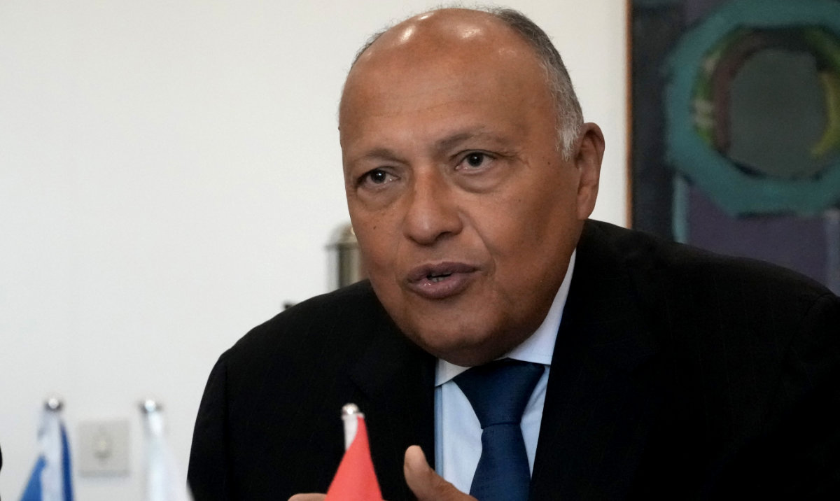 Egyptian Foreign Minister Sameh Shoukry. (AP)