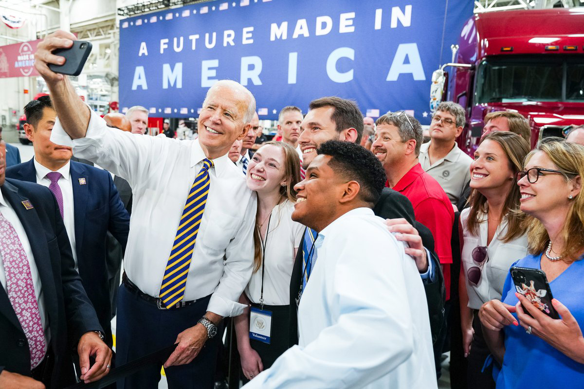 US President Joe Biden uses social media to engage with young voters. (X: @POTUS)