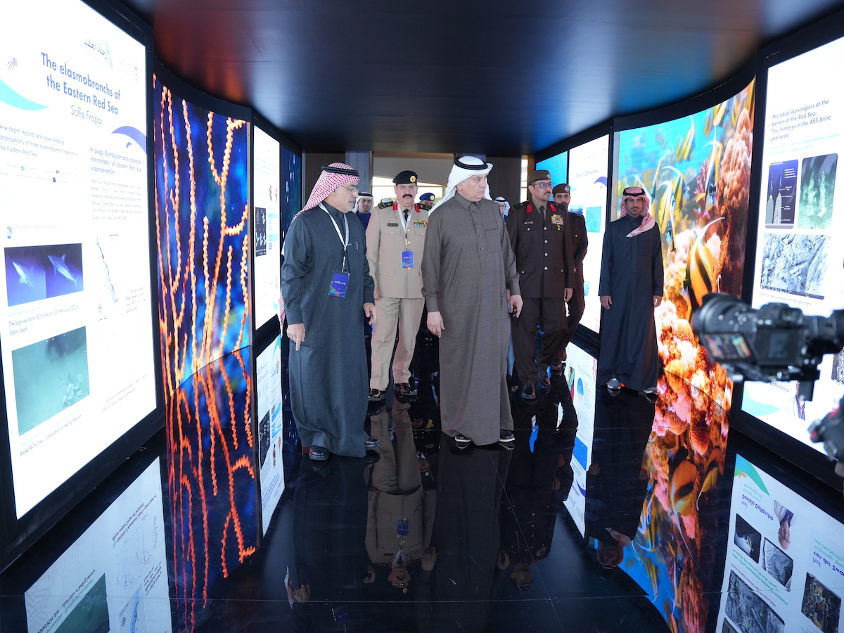 A symposium on the outcomes of the Red Sea Decade Expedition was attended by Abdulrahman Al-Fadhli, the Saudi minister of environment, water and agriculture. (Supplied)
