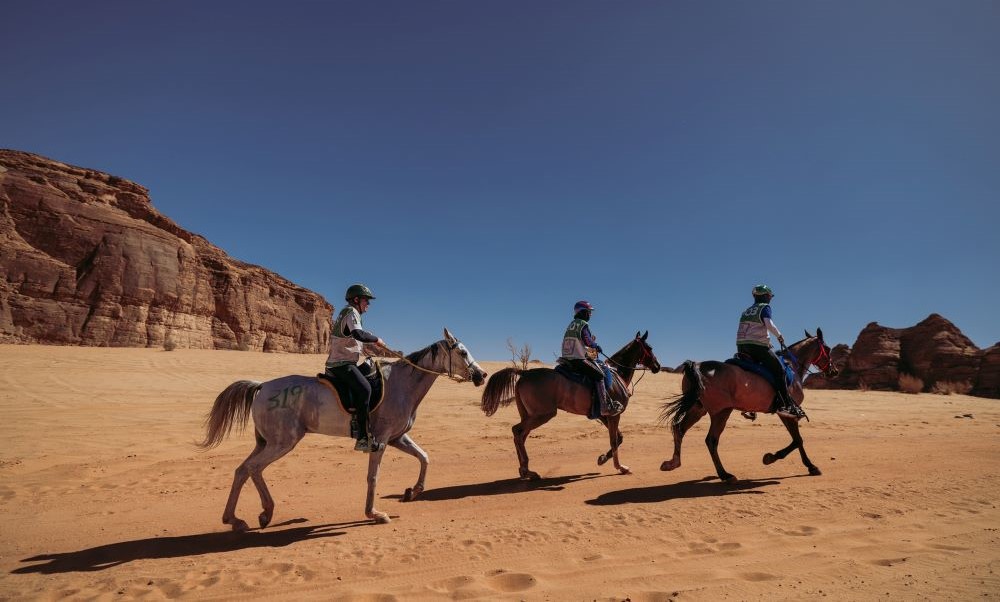 The 120km Custodian of the Two Holy Mosques Endurance Cup was run on Saturday from Al-Fursan Equestrian Village. (Supplied)