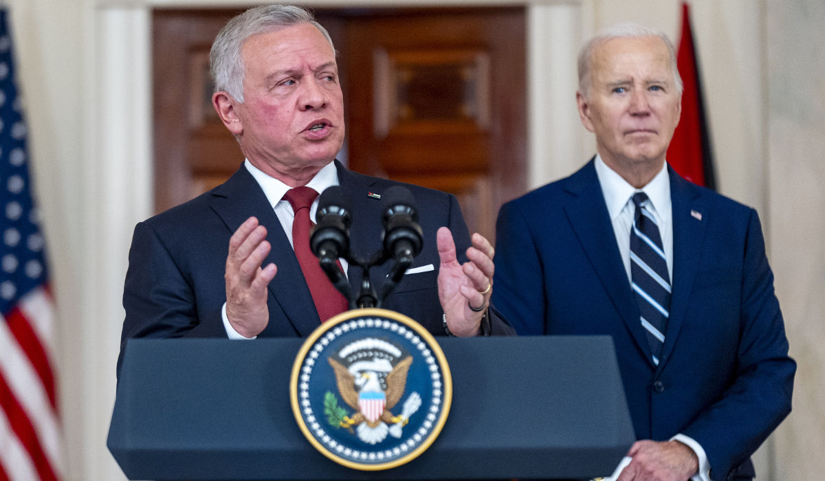Jordan king urges ‘lasting’ Gaza ceasefire in talks with Biden
