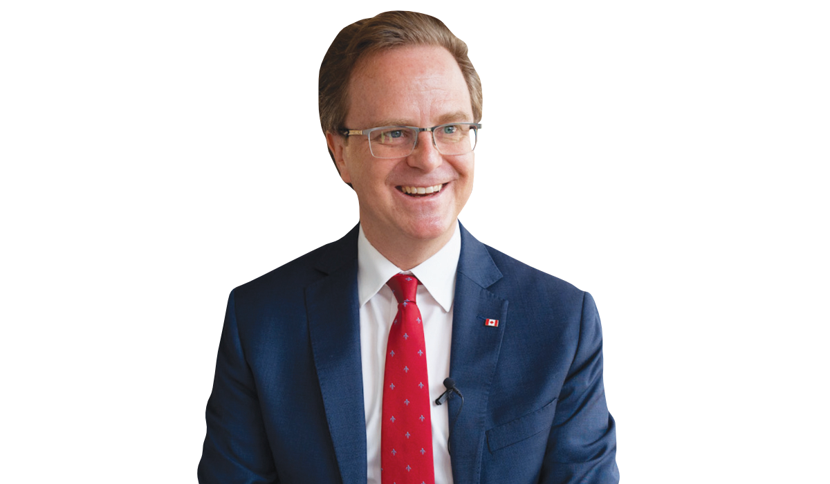 Jean-Philippe Linteau, Ambassador of Canada to Saudi Arabia. (AN photo by Loai El-Kellawy)