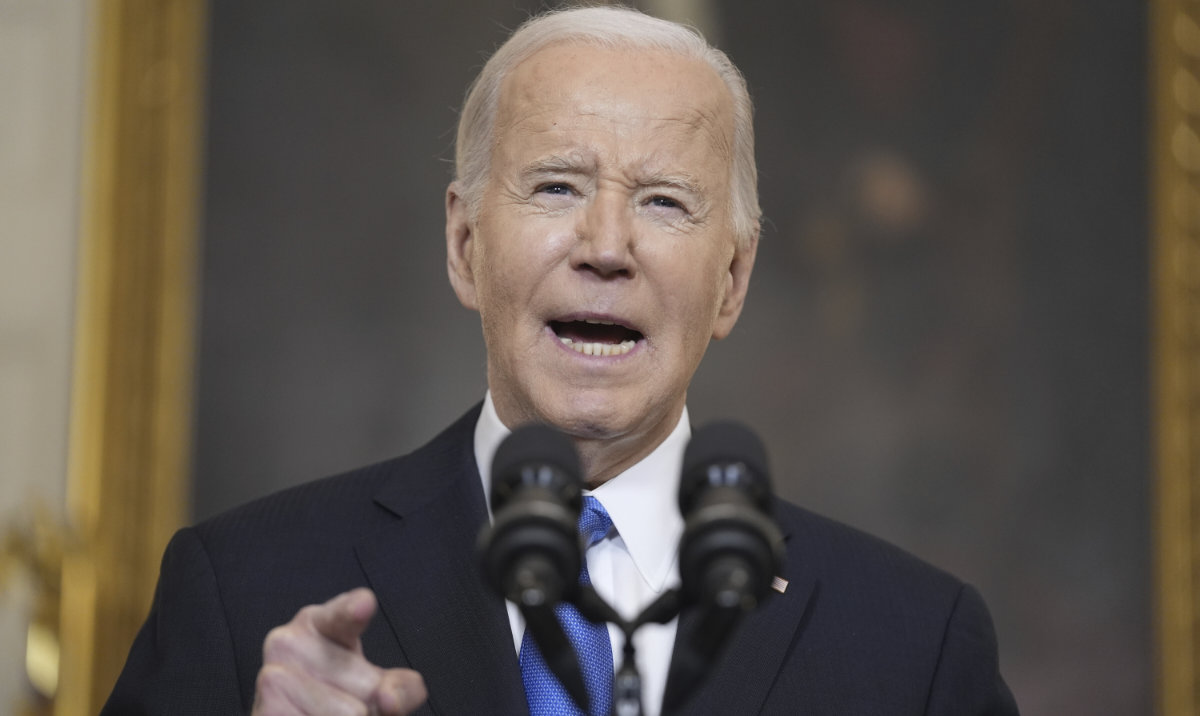 US President Joe Biden on Tuesday condemned “dumb” and “shameful” comments by Donald Trump on NATO. (AP)