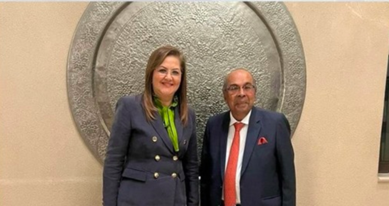 Egypt’s Minister of Planning and Economic Development Hala El-Said held talks with Hinduja Group chairperson Prakash Hinduja
