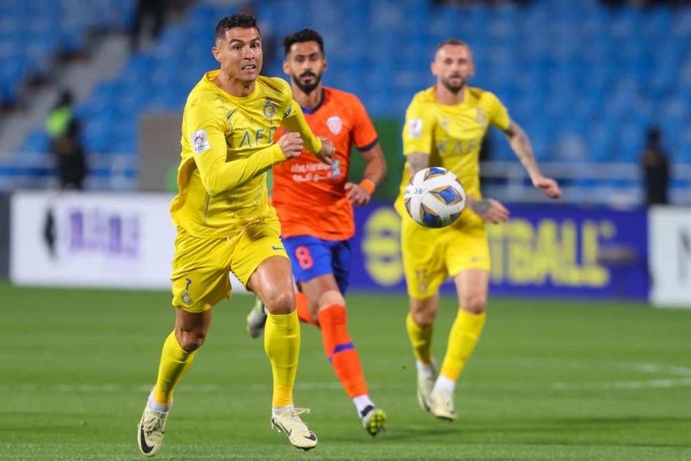 The two teams meet in the second leg next Wednesday at the home of Al-Nassr. (AFP)