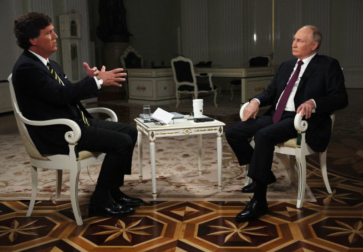 Putin grateful for Tucker Carlson interview, but complains about lack of piercing questions