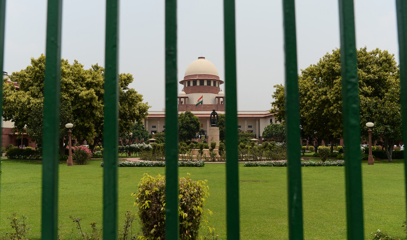 The Indian Supreme Court building is pictured in New Delhi on July 10, 2018. (AFP/File)