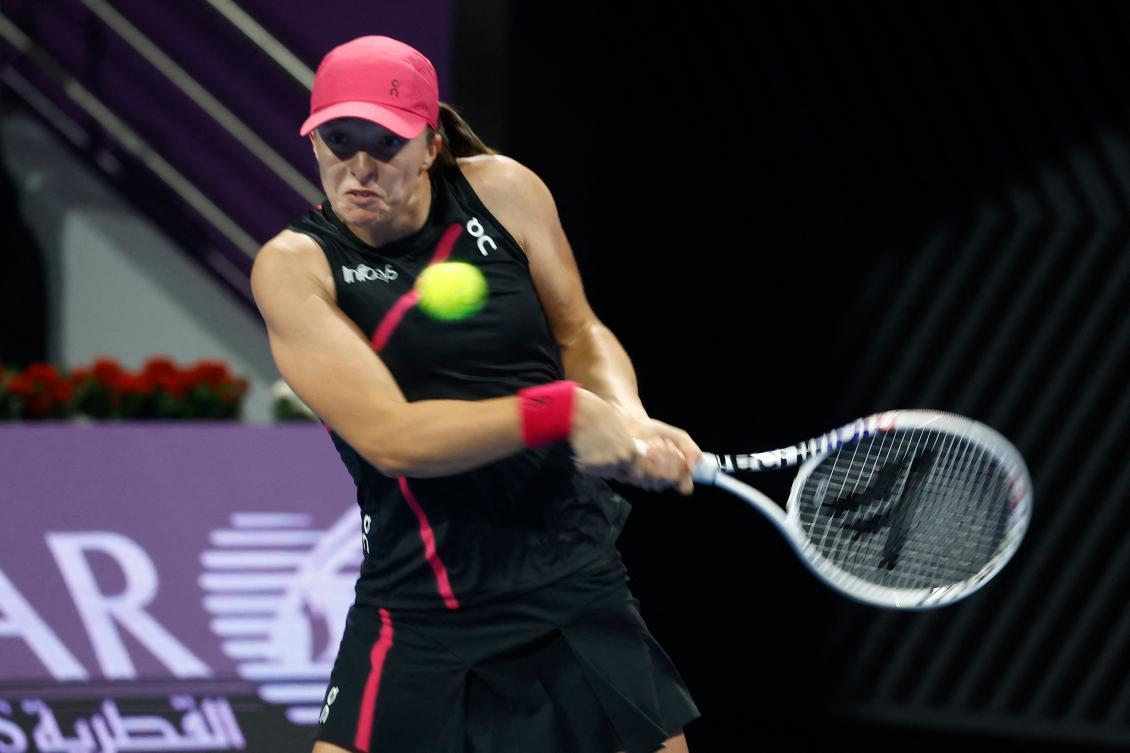 Swiatek beats Rybakina to clinch third straight Qatar crown