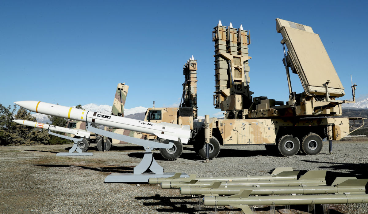 The long-range air defence system called Arman is displayed during an unveiling ceremony in Tehran, Iran, in this picture obtained on February 17, 2024. (REUTERS)