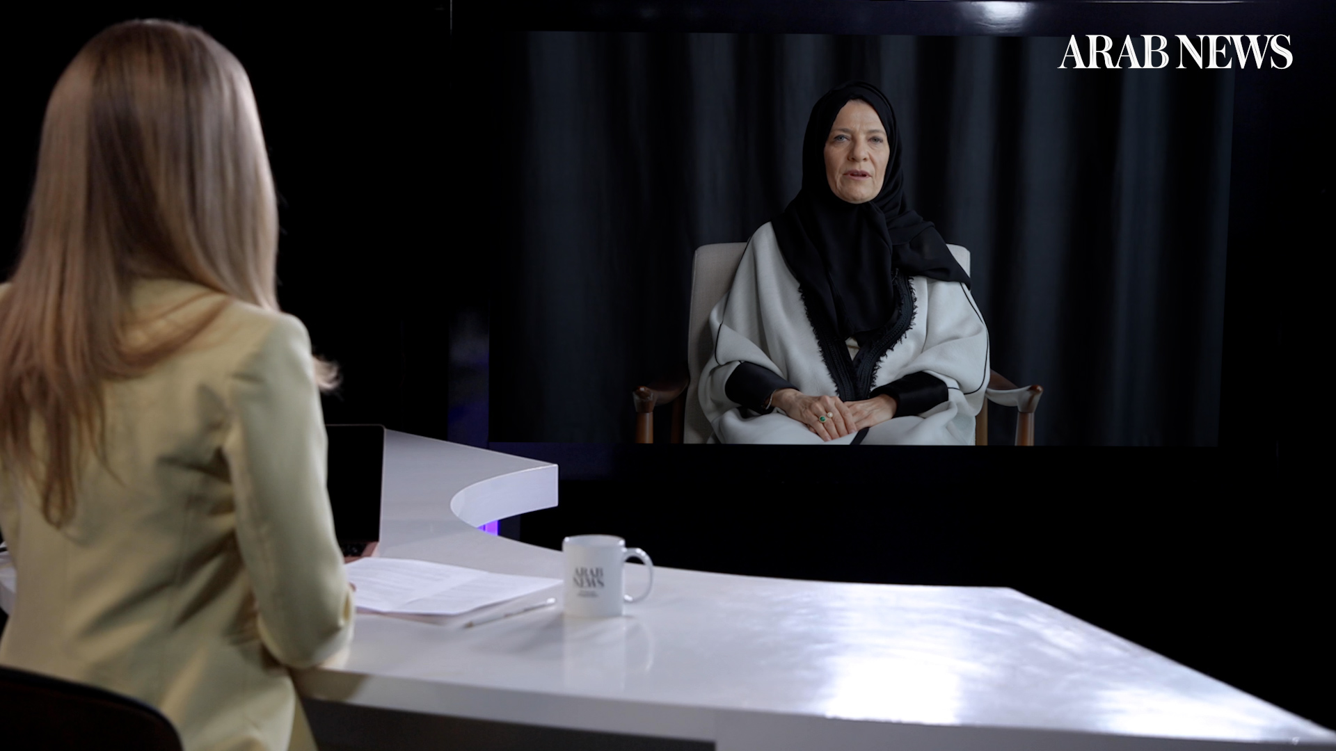 Arij Mutabagani, president of the Saudi Tennis Federation, appeared on Arab News’ current affairs show “Frankly Speaking.” (AN Photo)