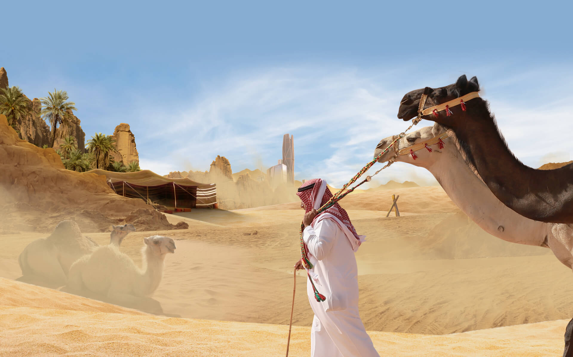 Sawani Co. deals with supplying, producing, marketing, and selling camel milk products locally and internationally.(Supplied)