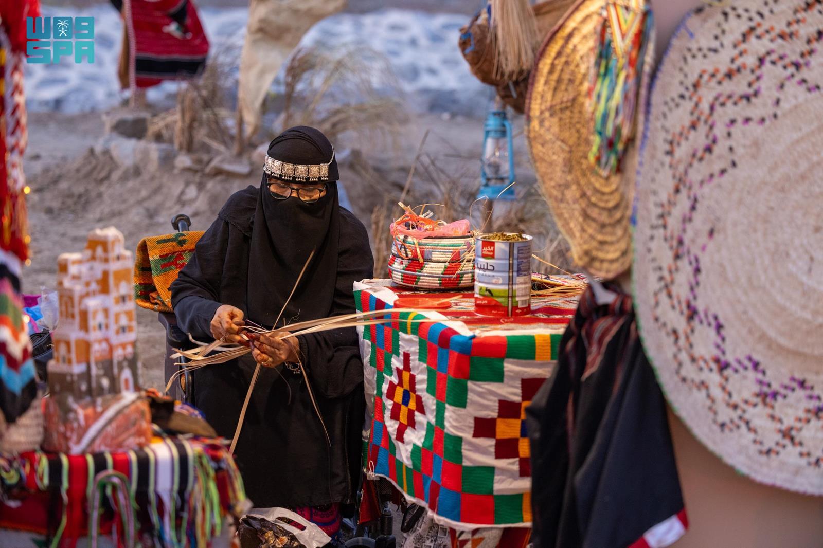 The open market offers a range of artifacts and displays in stalls set up by local families (SPA)