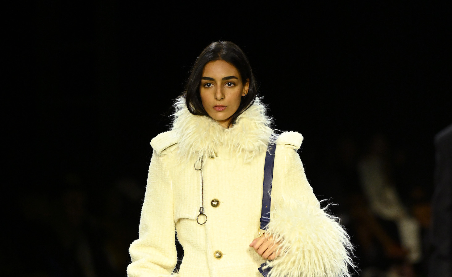 Nora Attal walked in British luxury label Burberry’s Fall/Winter 2024 show. (Getty Images)