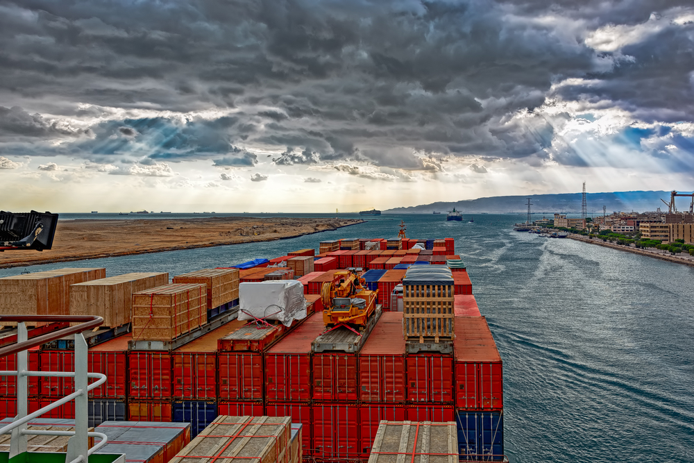 The Suez Canal raised around $8.6 billion for Egypt in the 2022-23 fiscal year. Shutterstock