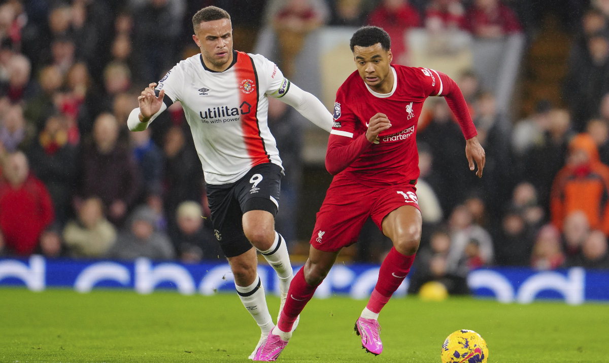 Injury-hit Liverpool roar back against Luton to surge four points clear