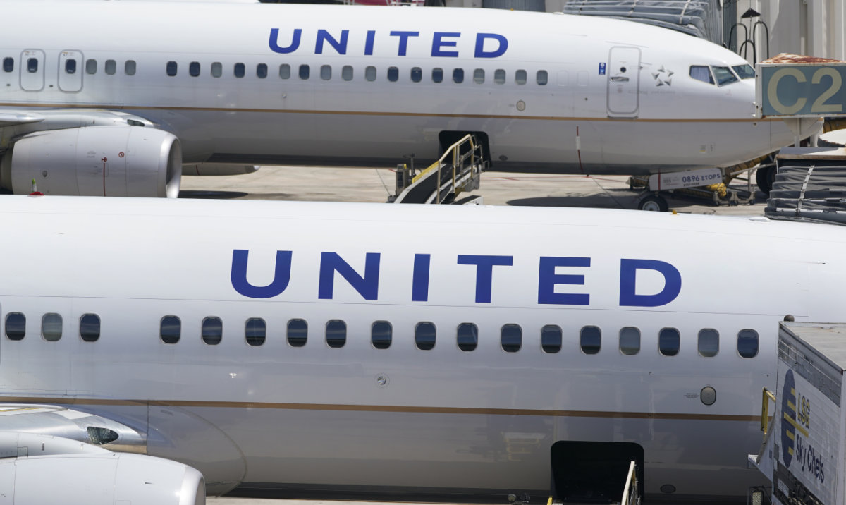 Two United Airlines Boeing 737s are parked at the gate at the Fort Lauderdale-Hollywood International Airport in Fort Lauderdale, Fla., July 7, 2022. United Airlines said Wednesday, Feb. 21, 2024, that it plans to resume flights to Israel in March, reviving a route that was suspended in October 2023 at the start of the Israel-Hamas war. (AP)