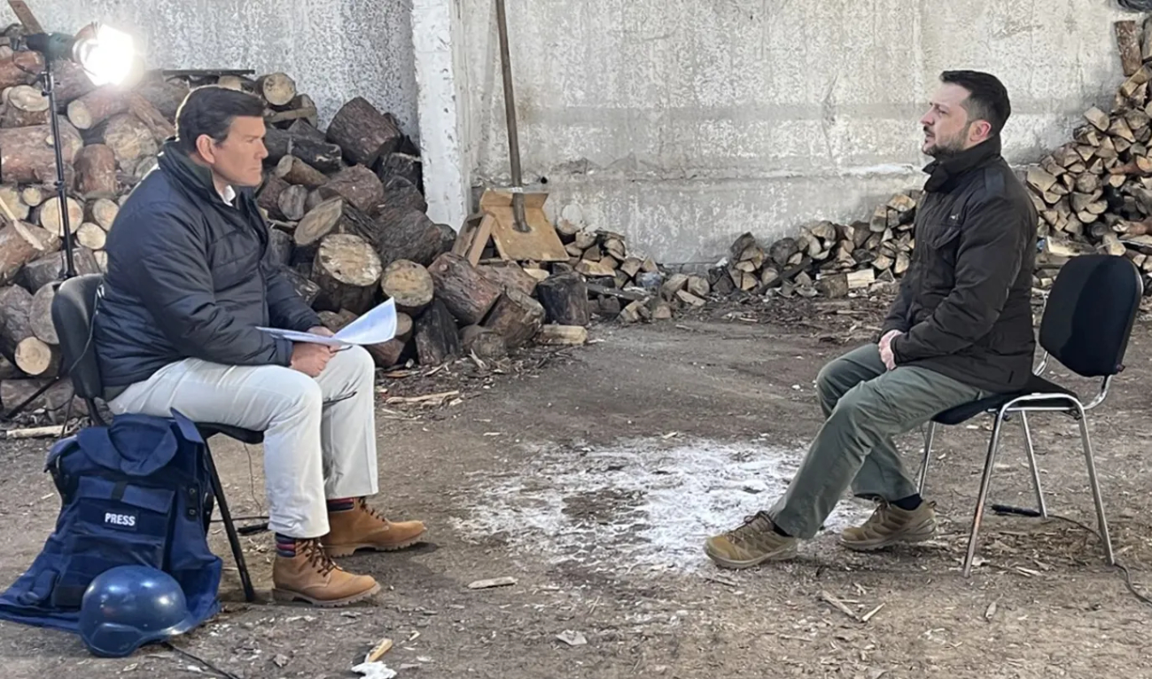 “Will Ukraine survive without Congress’ support? Of course. But not all of us,” Zelensky told Fox’s Bret Baier in an interview near a front line in Ukraine. (Fox News)
