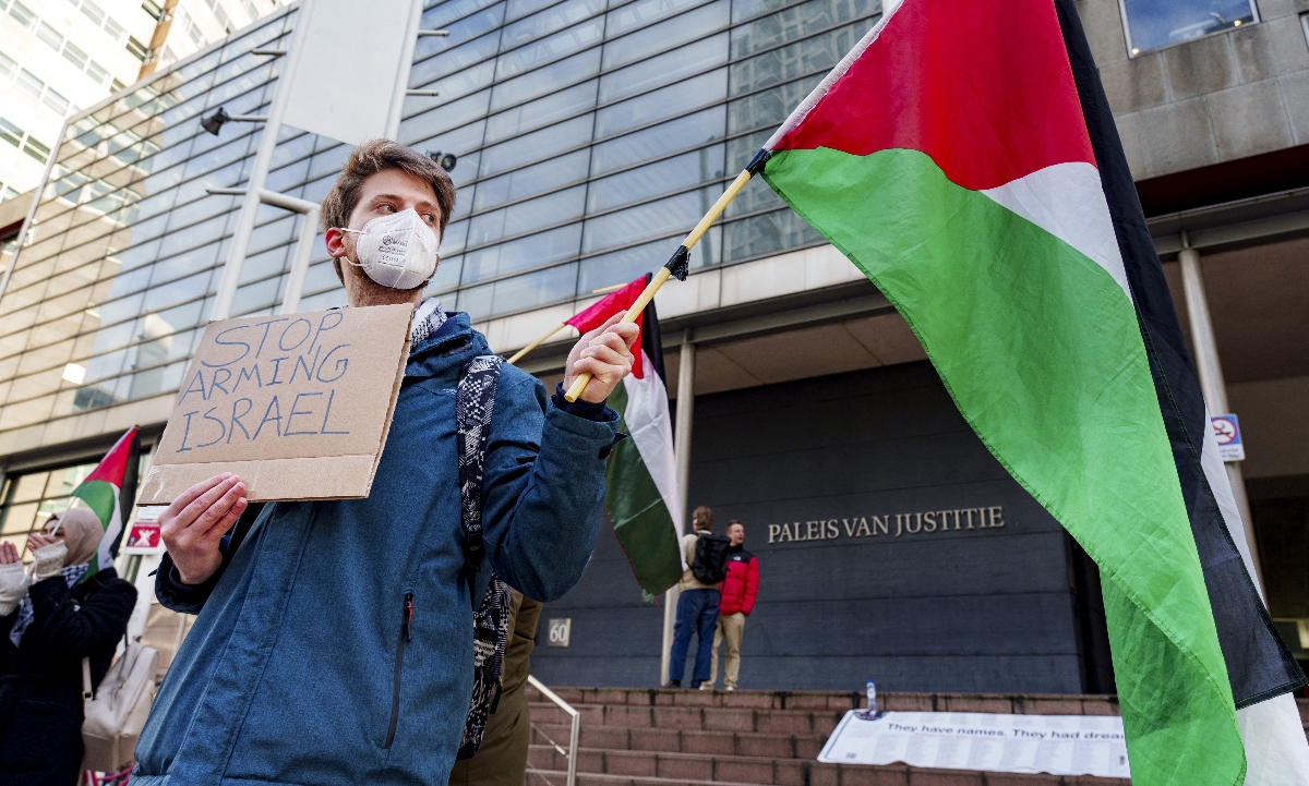 The hearing follows a request by the UN General Assembly for an advisory, or non-binding, opinion on the Israeli occupation of the Palestinian territories. (AFP)