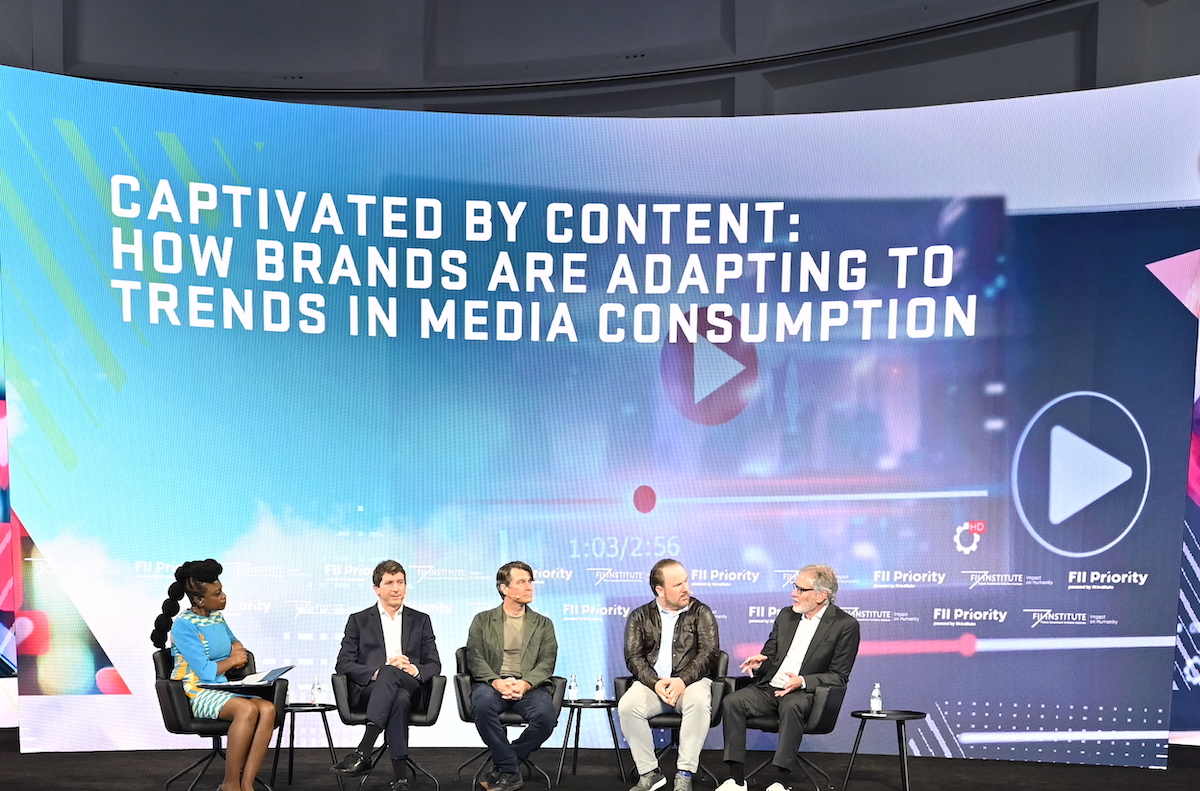 Media leaders discuss content, entertainment, news at FII Priority Summit