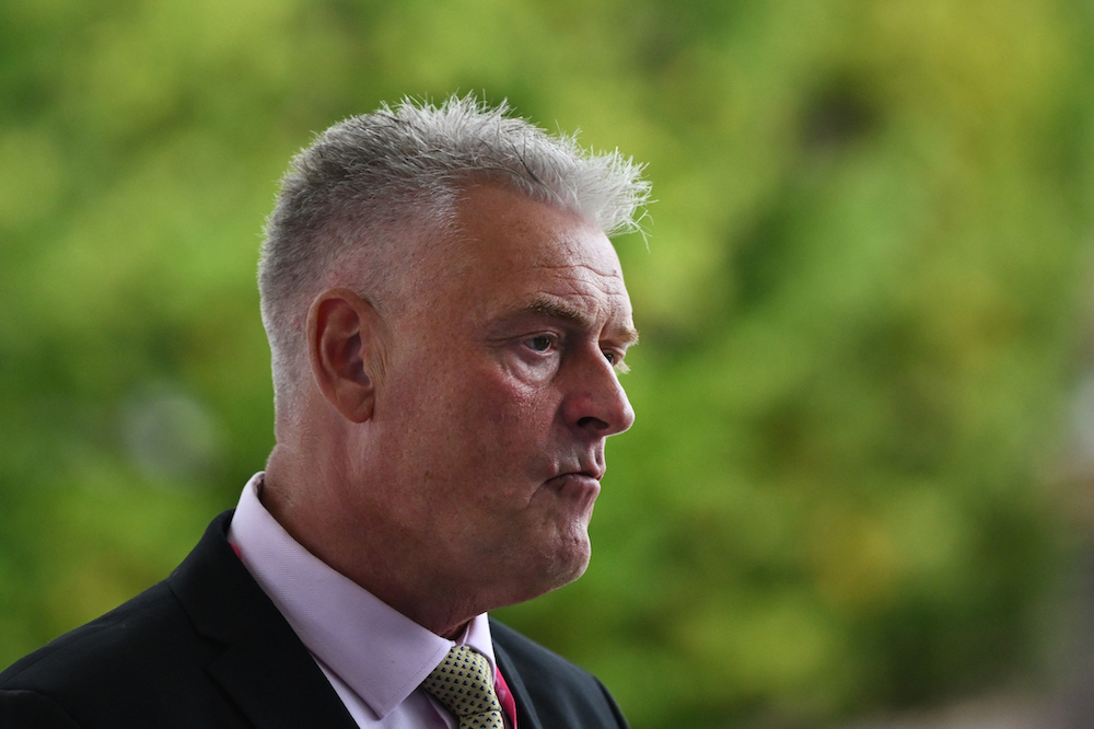 Conservative MP Lee Anderson made the comments in an interview on the GB News channel, and has since faced condemnation. (AFP)