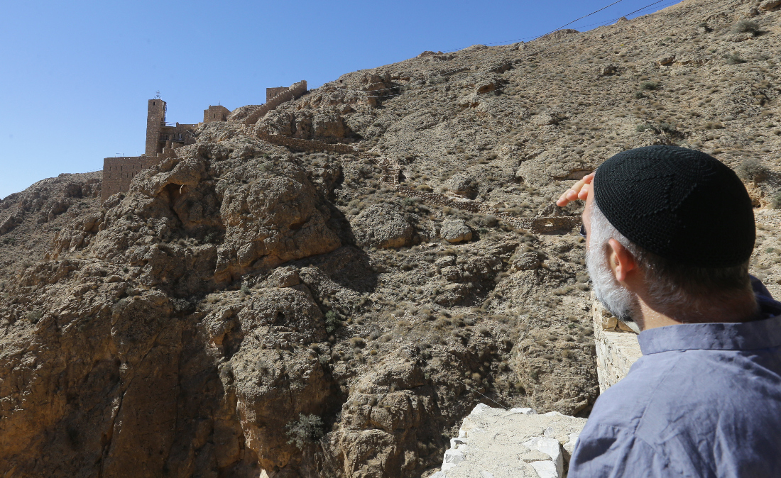 Syrian desert monastery that was once a hub for interfaith dialogue has reopened to visitors after more than a decade of war and isolation. (File/AFP)