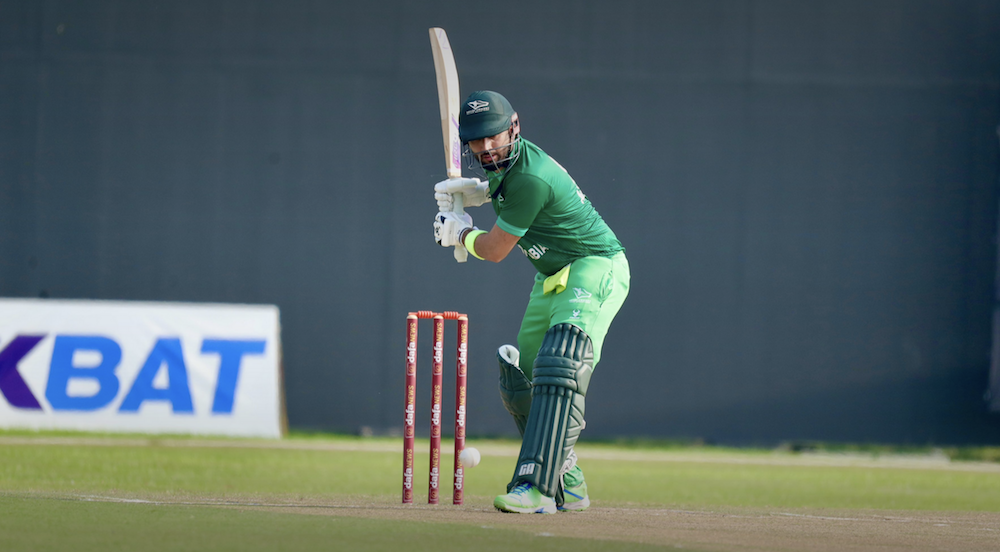 Saudi Arabia fell to an agonizing defeat to Bermuda in the ICC Cricket World Cup Challenge League play-off in Kuala Lumpur on Sunday as they lost by four runs. (X/@cricketsaudi)