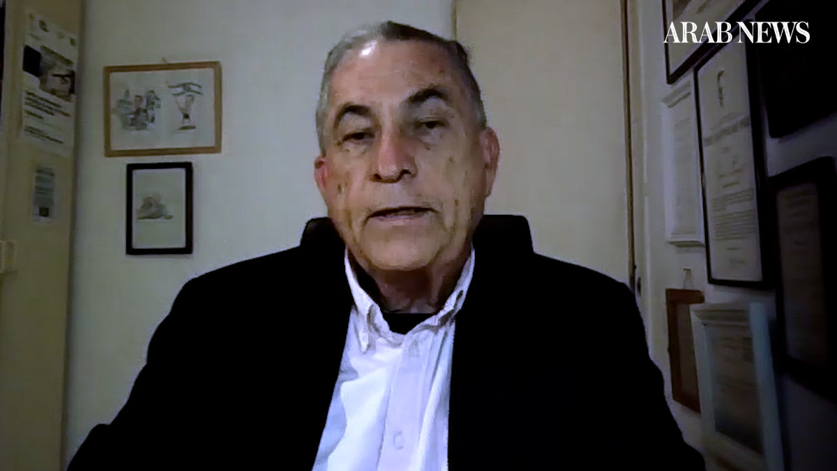 Gideon Levy has spent over four decades as a journalist and columnist for the Israeli daily Haaretz. He spoke to Katie Jensen, the host of “Frankly Speaking,” the Arab News current affairs show. (AN photo)