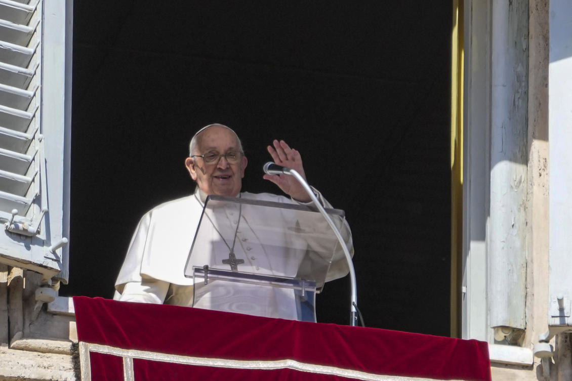 Pope Francis had canceled an audience scheduled for Saturday as a precaution after coming down with mild flu. (AP)