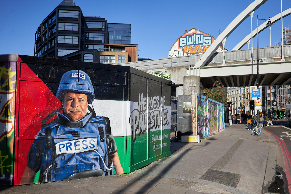 East London’s streets become canvas for pro-Palestine art