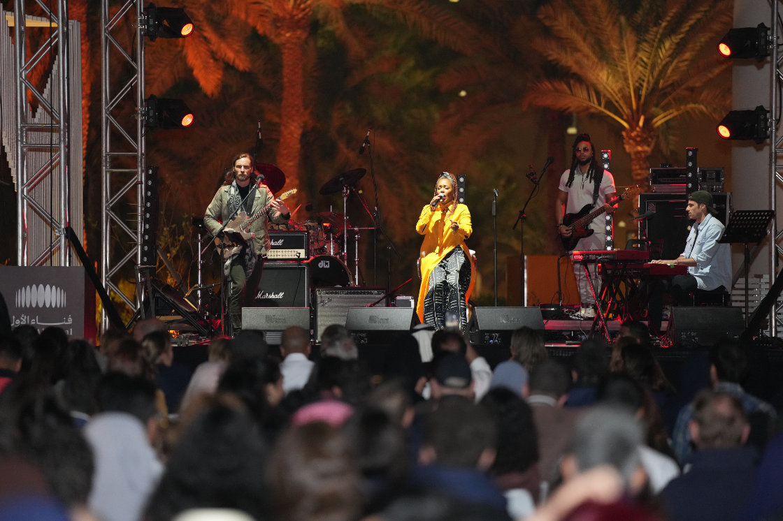 The 46-year-old songstress captivated the Riyadh crowd with her vocals, original compositions, and heartfelt moments in Riyadh on Tuesday. (Supplied)