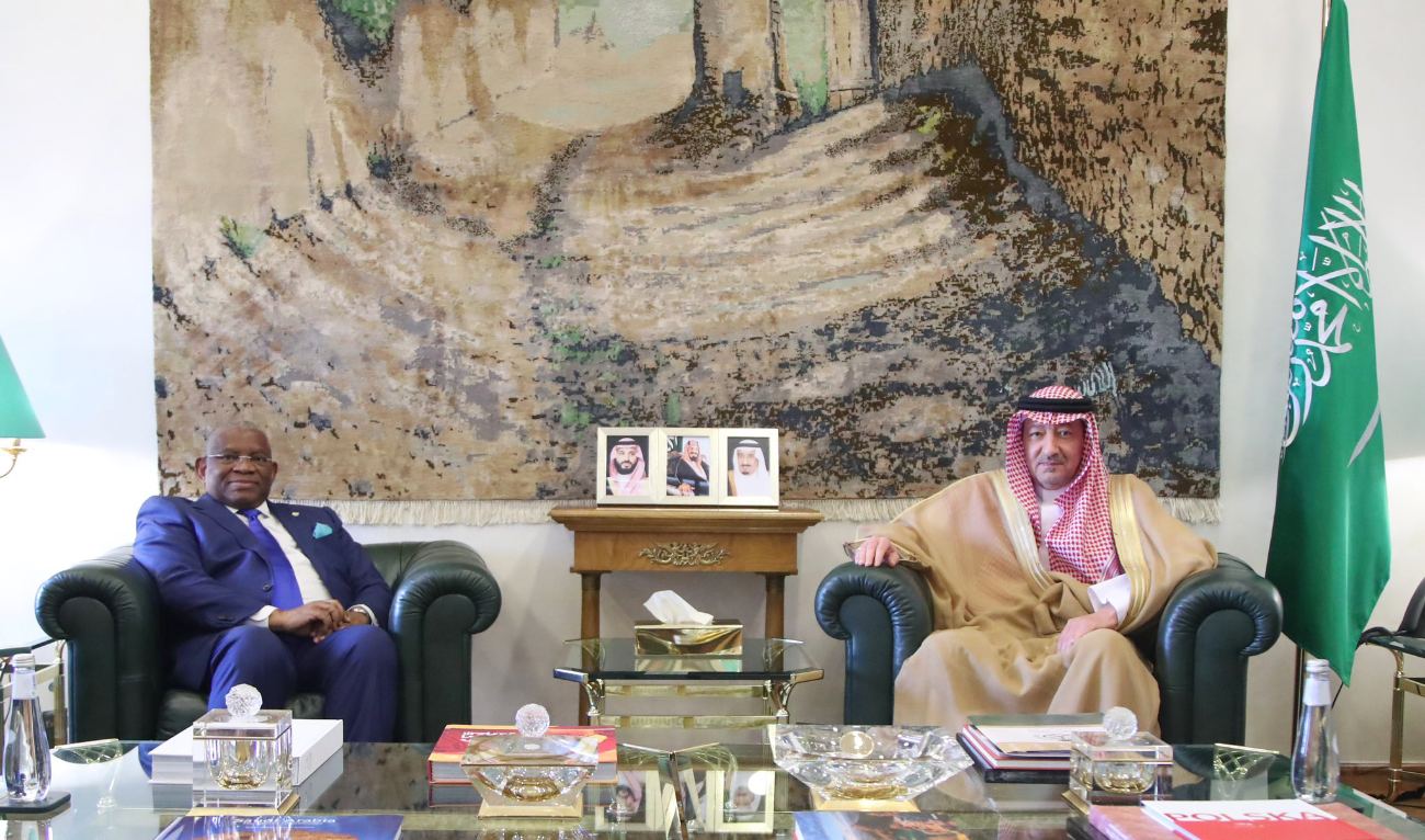 The pair discussed issues of mutual concern and ways to further boost cooperation. (MOFA)