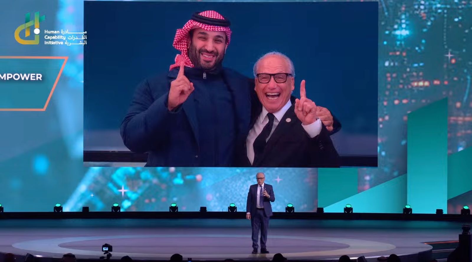 Jerry Inzerillo, group CEO of Diriyah Co., addressed young Saudis, urging them to dream big and sharing insights from his own journey.