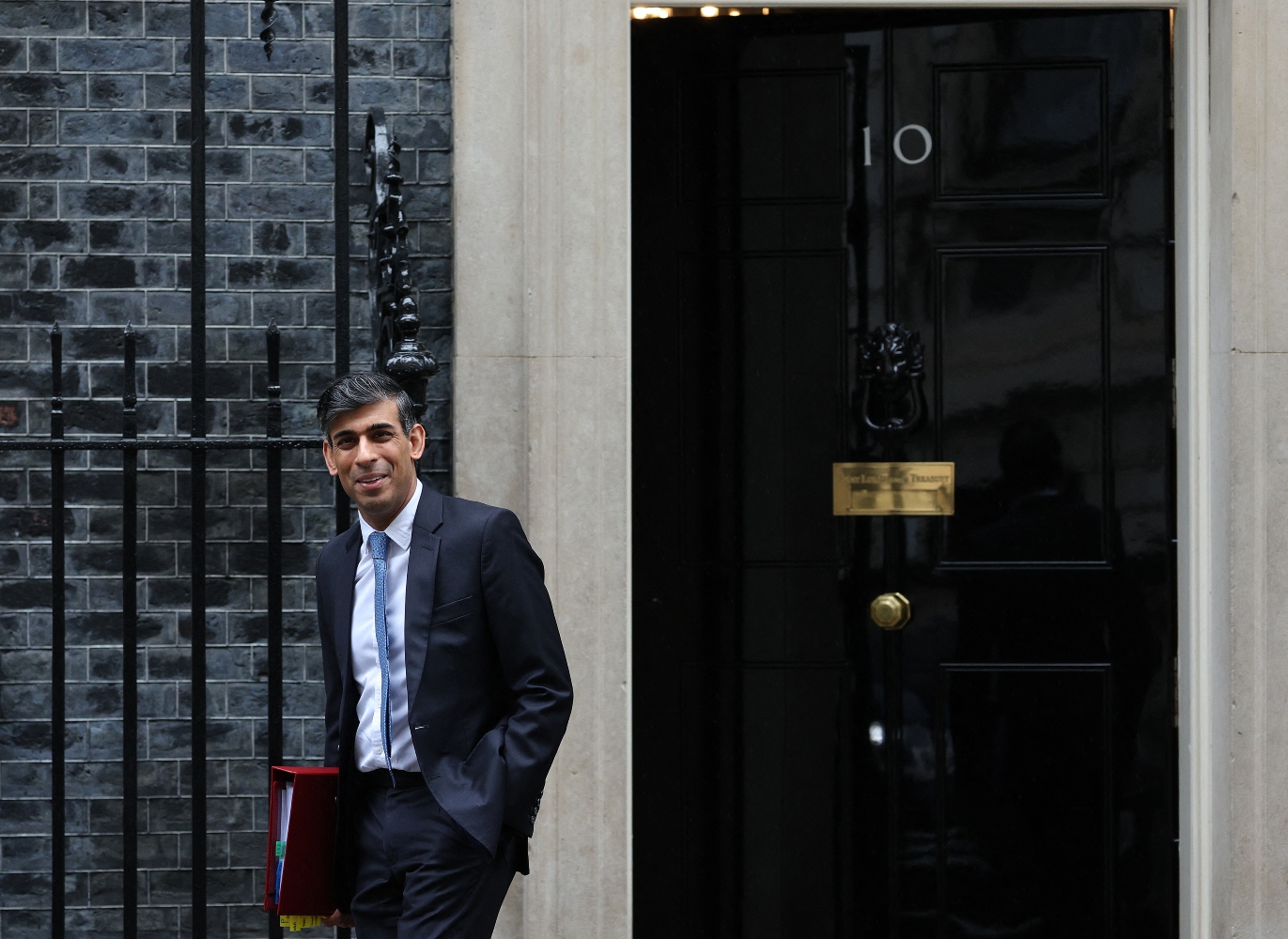 Sunak still has a gargantuan political mountain to climb as he tries to establish himself before going to the polls (File/AFP)